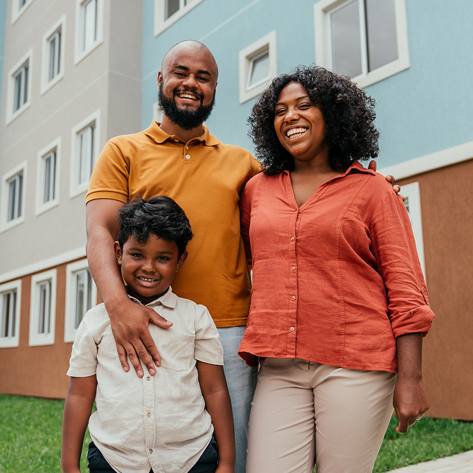 Família feliz